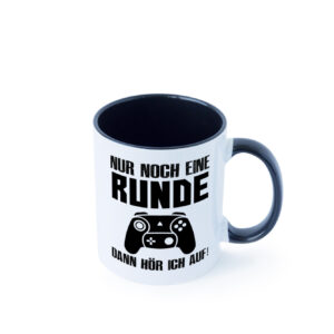 Nur noch eine Runde | Gamer Tasse | Zocken | Controller Farbige Tasse - Kaffeetasse / Geschenk / Familie