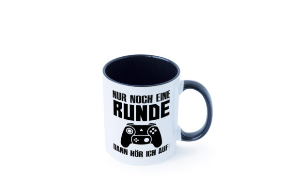 Nur noch eine Runde | Gamer Tasse | Zocken | Controller Farbige Tasse - Kaffeetasse / Geschenk / Familie