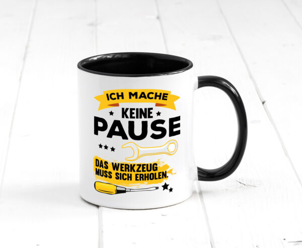 Werkzeug | Vatertag | Handwerker | Spruch lustig Farbige Tasse - Kaffeetasse / Geschenk / Familie