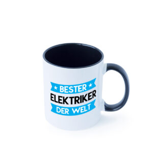 Bester Elektriker | Elektronik | Elektrotechnik Farbige Tasse - Kaffeetasse / Geschenk / Familie