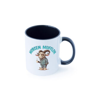 Morgen Mufflon | Morgenmuffe Farbige Tasse - Kaffeetasse / Geschenk / Familie