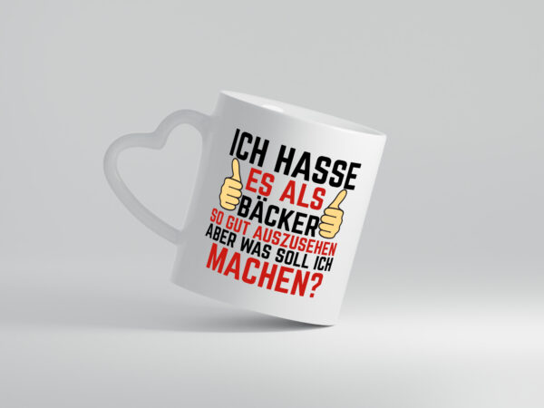 Als Bäcker so gut auszusehen | Bäcker | Bäckerrei - Herzhenkel Tasse - Kaffeetasse / Geschenk / Familie