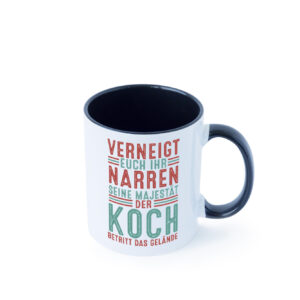 Verneigt euch: Koch | Chefkoch | Chefkoch Farbige Tasse - Kaffeetasse / Geschenk / Familie