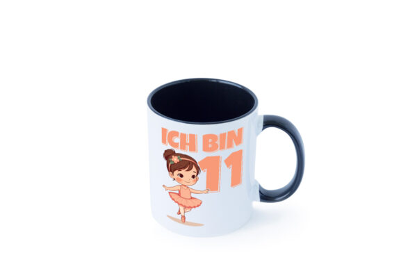 11 Geburtstag | 11 Jahre | Ballerina | Mädchen | Ballet Farbige Tasse - Kaffeetasse / Geschenk / Familie