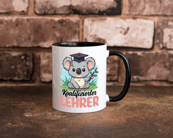 Koalifizierter Lehrer | Schule Beruf | Schüler Farbige Tasse - Kaffeetasse / Geschenk / Familie