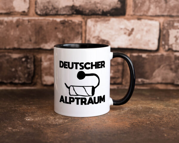 Deutscher Alptraum Farbige Tasse - Kaffeetasse / Geschenk / Familie