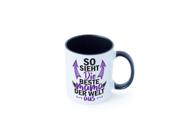 So sieht die Beste mama der Welt aus | Muttertag Farbige Tasse - Kaffeetasse / Geschenk / Familie