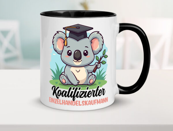 Koalifizierter Einzelhandelskaufmann | Einzelhandel Farbige Tasse - Kaffeetasse / Geschenk / Familie