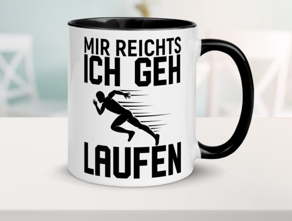 Ich geh laufen | Läufer Tasse | Jogging | Jogger Farbige Tasse - Kaffeetasse / Geschenk / Familie