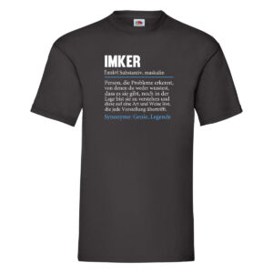 Imker | Beruf | Spruch | lustig | Imkerei T-Shirt Schwarz