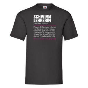 Schwimmlehrerin | schwimmen | Lehrer | Sport | Spruch T-Shirt Schwarz