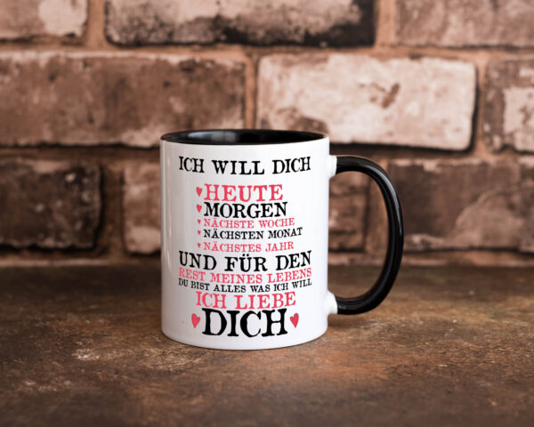 Ich liebe dich | Liebe | Ehe | Hochzeit | Freund | Freundin Farbige Tasse - Kaffeetasse / Geschenk / Familie