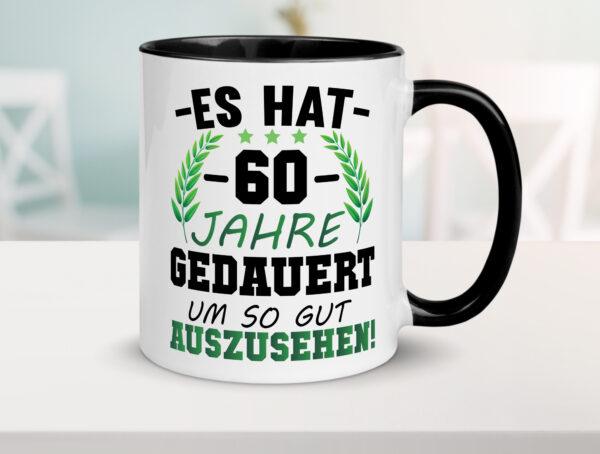 Es hat 60 Jahre gedauert um so gut | 60. Geburtstag Farbige Tasse - Kaffeetasse / Geschenk / Familie