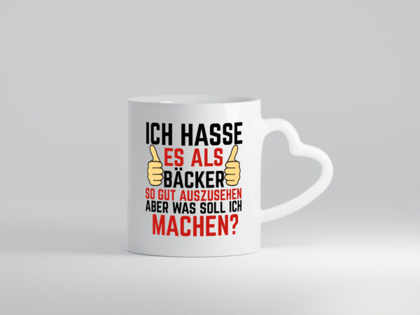 Als Bäcker so gut auszusehen | Bäcker | Bäckerrei - Herzhenkel Tasse - Kaffeetasse / Geschenk / Familie