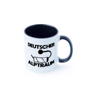 Deutscher Alptraum Farbige Tasse - Kaffeetasse / Geschenk / Familie