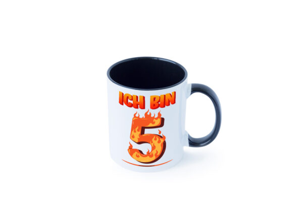 5. Geburtstag | 5 Jahre | Drache Farbige Tasse - Kaffeetasse / Geschenk / Familie