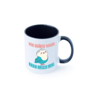 Der frühe Vogel | Statement Tasse | Morgenmuffel Farbige Tasse - Kaffeetasse / Geschenk / Familie