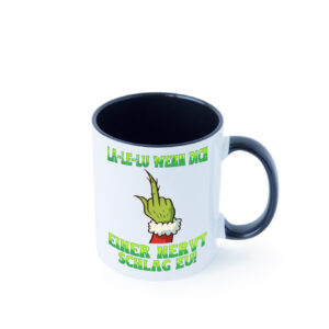 La Le Lu | Weihnachten | Weihnachtsmuffel | Lichter vl14 Farbige Tasse - Kaffeetasse / Geschenk / Familie