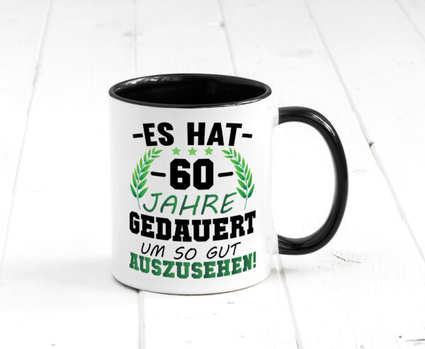 Es hat 60 Jahre gedauert um so gut | 60. Geburtstag Farbige Tasse - Kaffeetasse / Geschenk / Familie