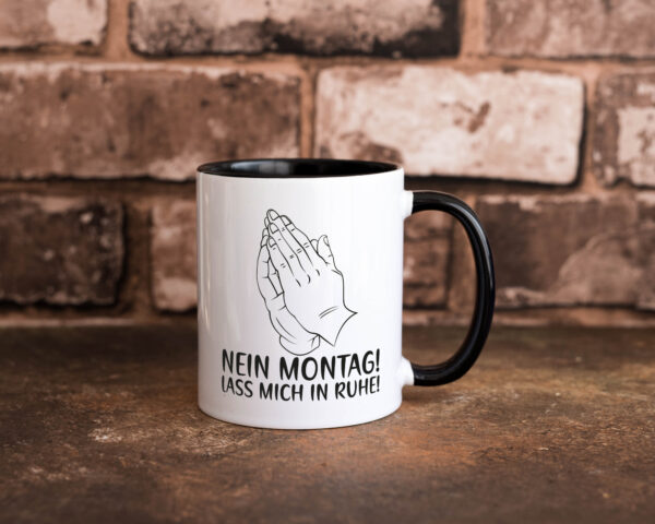 Nein Monat lass mich in Ruhe | Wochende | Arbeit Farbige Tasse - Kaffeetasse / Geschenk / Familie