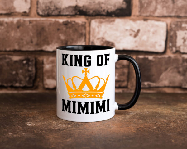 King of mimimi | Statement | Ironie Farbige Tasse - Kaffeetasse / Geschenk / Familie