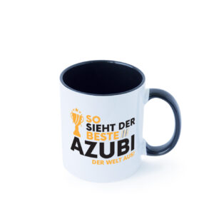 Der Weltbeste Azubi | Ausbildung | Lehre | Lehrling Farbige Tasse - Kaffeetasse / Geschenk / Familie