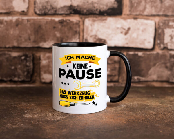 Werkzeug | Vatertag | Handwerker | Spruch lustig Farbige Tasse - Kaffeetasse / Geschenk / Familie