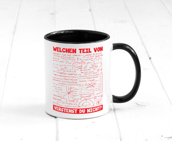 Mathematiker Tasse | Mathe Spruch | Lehrer Humor vl2 Farbige Tasse - Kaffeetasse / Geschenk / Familie