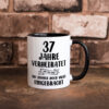 37 Jahre Verheiratet, immer noch am Leben! Farbige Tasse - Kaffeetasse / Geschenk / Familie