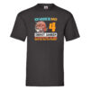 4 Dienstjahre | Arbeit | Kompetent v2 T-Shirt Schwarz