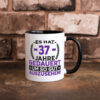 37 Jahre gedauert um so gut auszusehen | 37. Geburtstag Farbige Tasse - Kaffeetasse / Geschenk / Familie