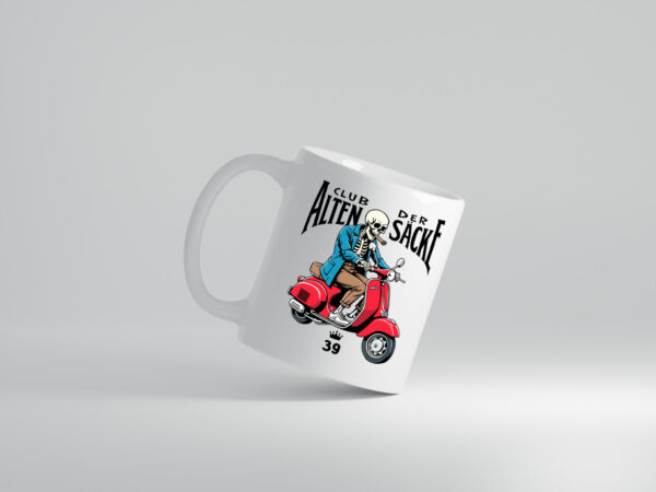 39. Geburtstag |39 Jahre | Club der alten Säcke v2 - Tasse Weiss - Kaffeetasse / Geschenk / Familie