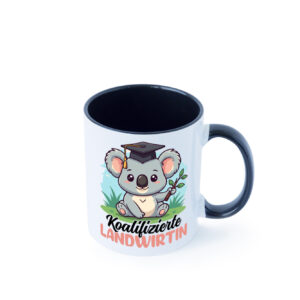 Koalifizierte Landwirtin| Bäuerin | Landwirtschaft Farbige Tasse - Kaffeetasse / Geschenk / Familie