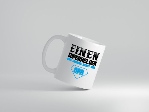 Superheld Opa - Tasse Weiss - Kaffeetasse / Geschenk / Familie