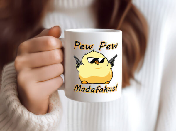 Pew Pew Madafakas Lustig - Tasse Weiss - Kaffeetasse / Geschenk / Familie