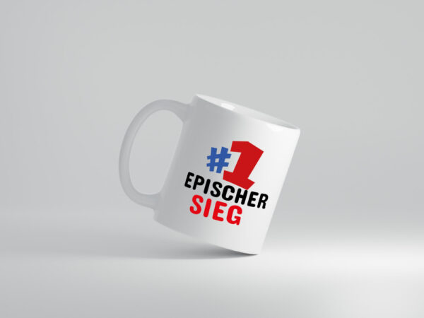 #1 Epischer Sieg - Tasse Weiss - Kaffeetasse / Geschenk / Familie