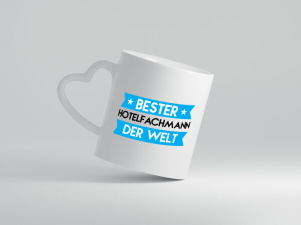 Bester Hotelfachmann |Hotel - Herzhenkel Tasse - Kaffeetasse / Geschenk / Familie