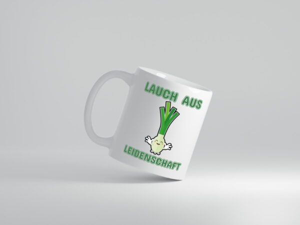 Ich bin ein Lauch - Tasse Weiss - Kaffeetasse / Geschenk / Familie