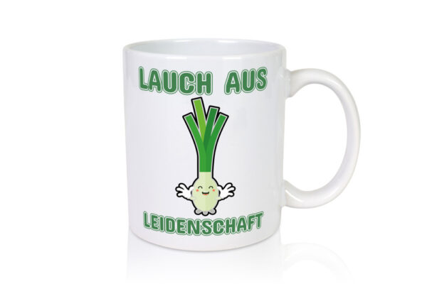 Ich bin ein Lauch - Tasse Weiss - Kaffeetasse / Geschenk / Familie