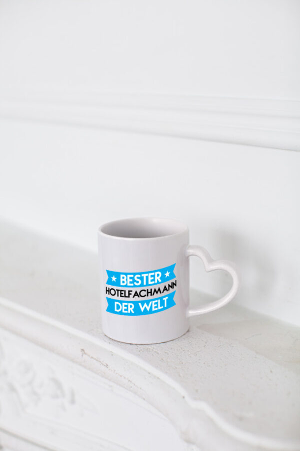 Bester Hotelfachmann |Hotel - Herzhenkel Tasse - Kaffeetasse / Geschenk / Familie