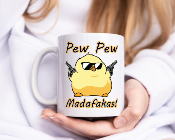 Pew Pew Madafakas Lustig - Tasse Weiss - Kaffeetasse / Geschenk / Familie