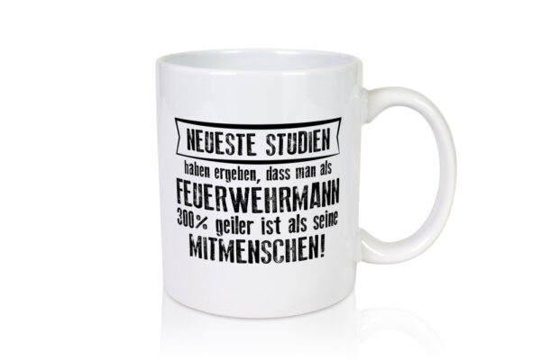 Neuste Studien: Feuerwehrmann | Feuerwehr - Tasse Weiss - Kaffeetasse / Geschenk / Familie