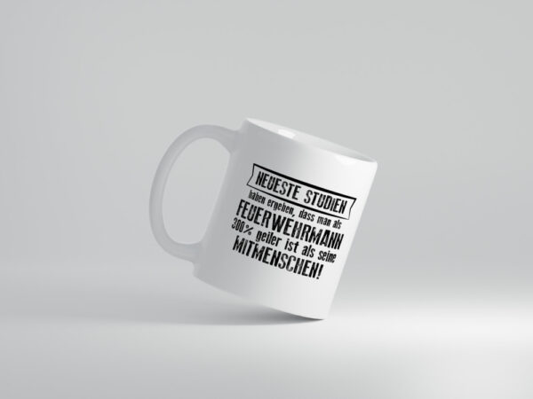 Neuste Studien: Feuerwehrmann | Feuerwehr - Tasse Weiss - Kaffeetasse / Geschenk / Familie