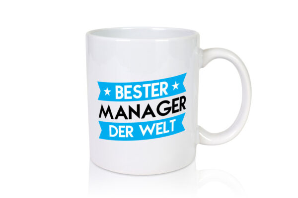 Bester Manager | Management - Tasse Weiss - Kaffeetasse / Geschenk / Familie
