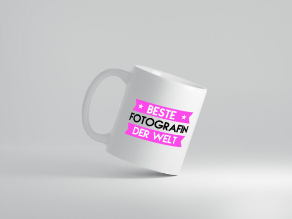 Beste Fotografin | Fotografie | Kamera - Tasse Weiss - Kaffeetasse / Geschenk / Familie